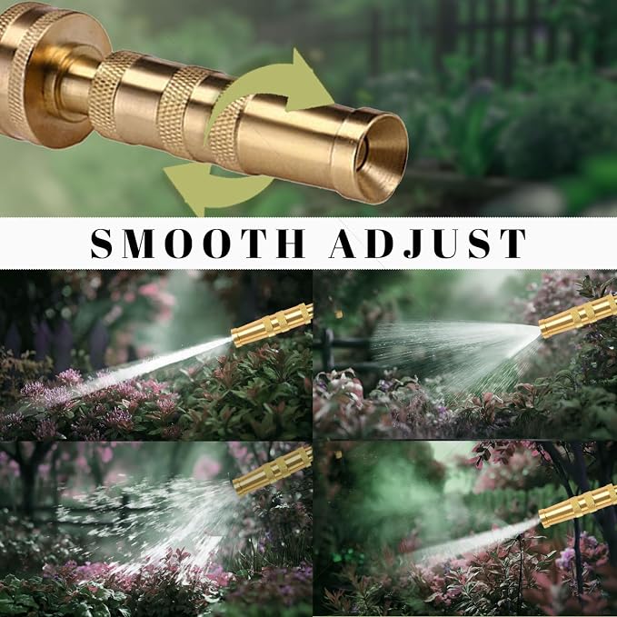 Lengthened Rod Garden Hose Nozzle Heavy Duty High Pressure Water Sprayer - Image 4