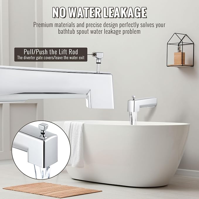 Enhon 7 Inch Slip on Tub Spout - Image 4
