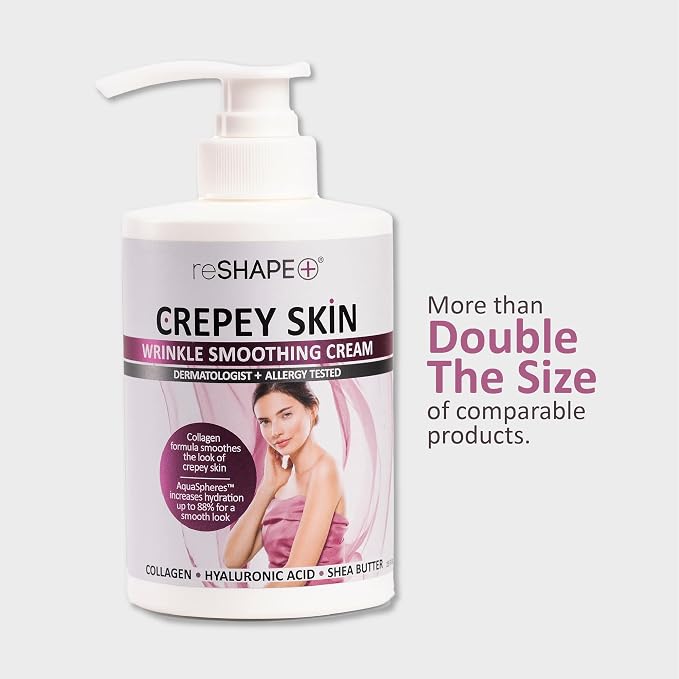 Reshape+ Crepey Skin Treatment Cream Wrinkle Smoothing Lotion Anti Aging Skin - Image 6