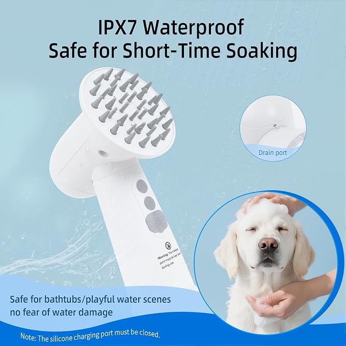 Electric Rotating Massage Dog Shampoo Spray Dispenser - Image 4