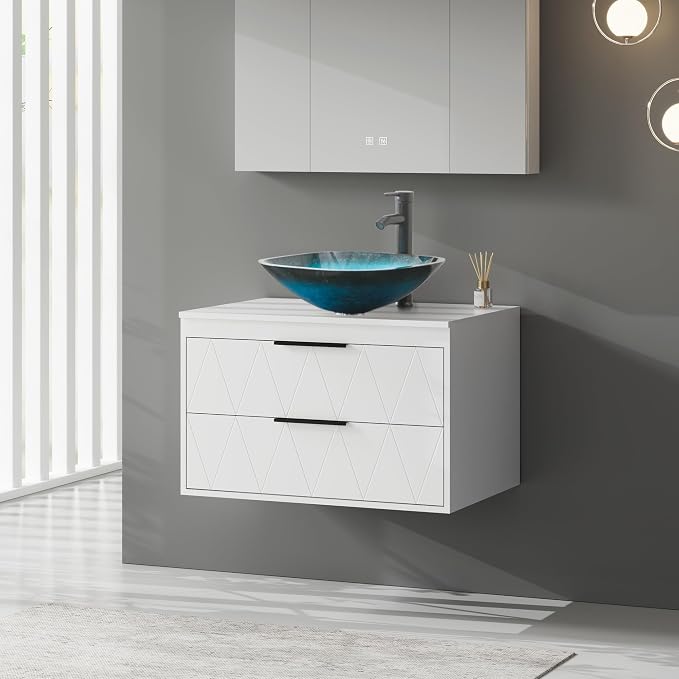 eclife 30" Floating Bathroom Vanities by eclife
