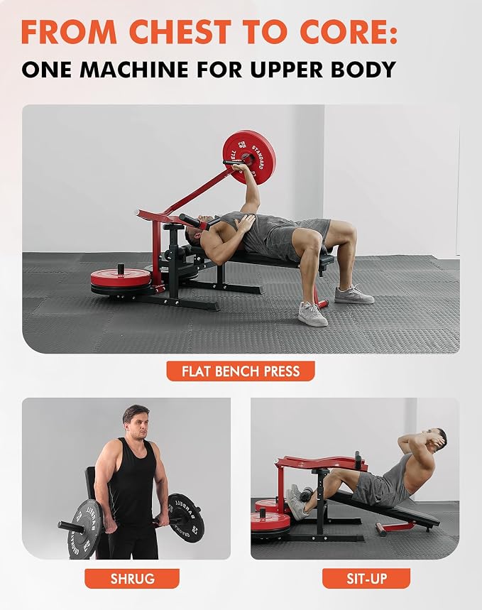 GMWD Chest Press Machine, 1050LBS Bench Press Machine - Image 2