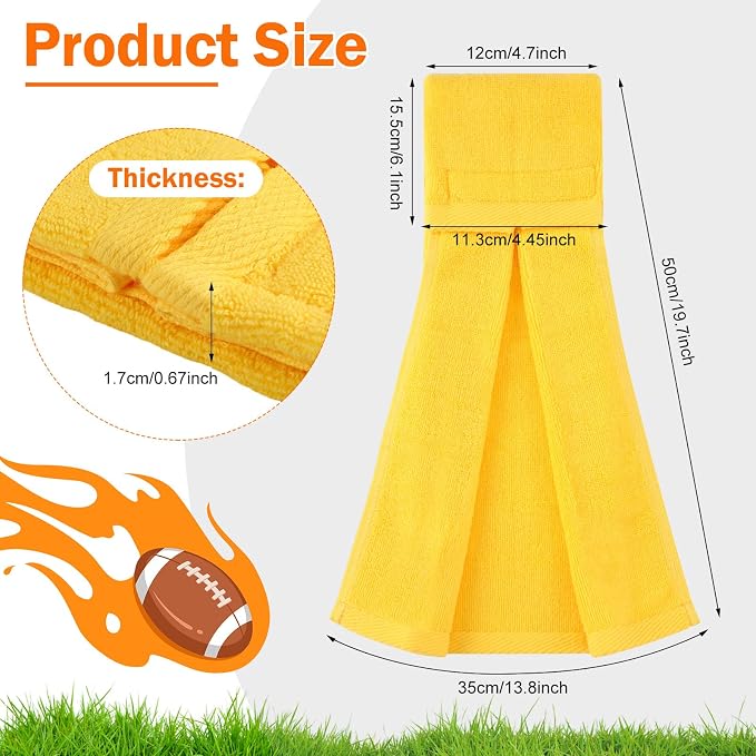 Shimeyao 2 Pcs Cotton Sports Football Towel - Image 2