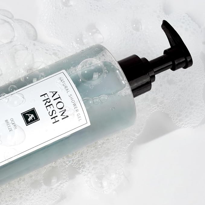 Atom Fresh Antioxidant-Rich Body Wash – Ocean Breeze | Softening Cleanse - Image 6
