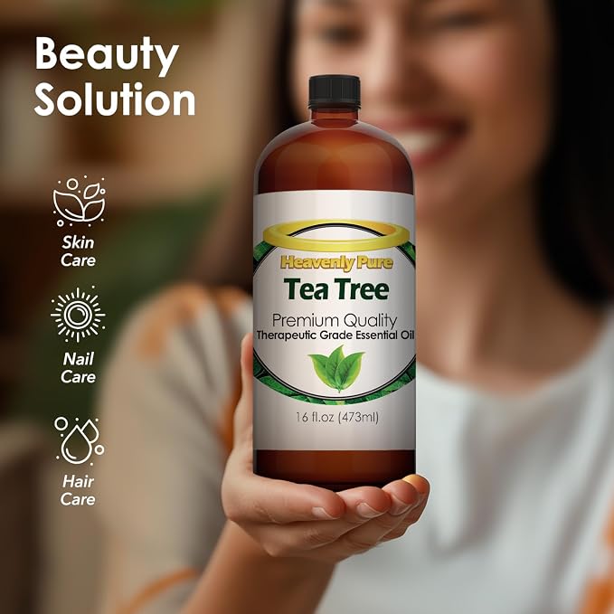 Tea Tree Essential Oil 16 oz – Pure Therapeutic Grade - Image 3