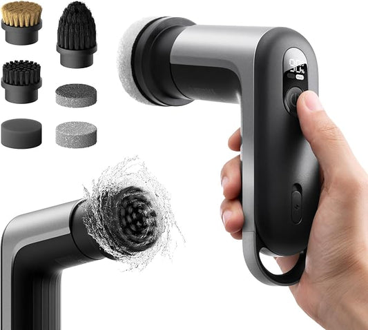 HOTO Grip™ Cordless Electric Spin Scrubber, IPX7 Waterproof, Lightweight at by HOTOTools