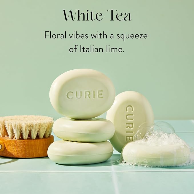 Curie White Tea Detoxifying Body Wash Bar – Sulfate-Free, Vegan Cleansing Bar - Image 4