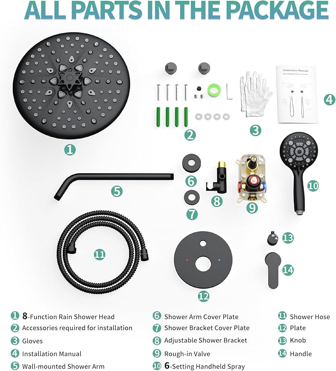 SR SUN RISE Shower Faucet - Image 8