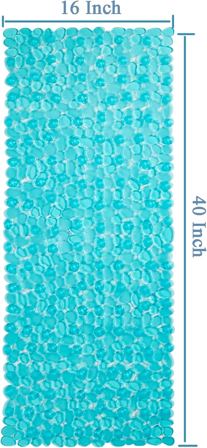 Bath Shower Mat Non Slip: Extra Large Pebble Bathtub mat - Image 2