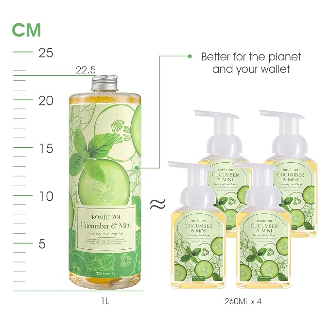 ROMIIE ZOI Foaming Hand Soap Refill Gift Set – 3 Pack - Image 3