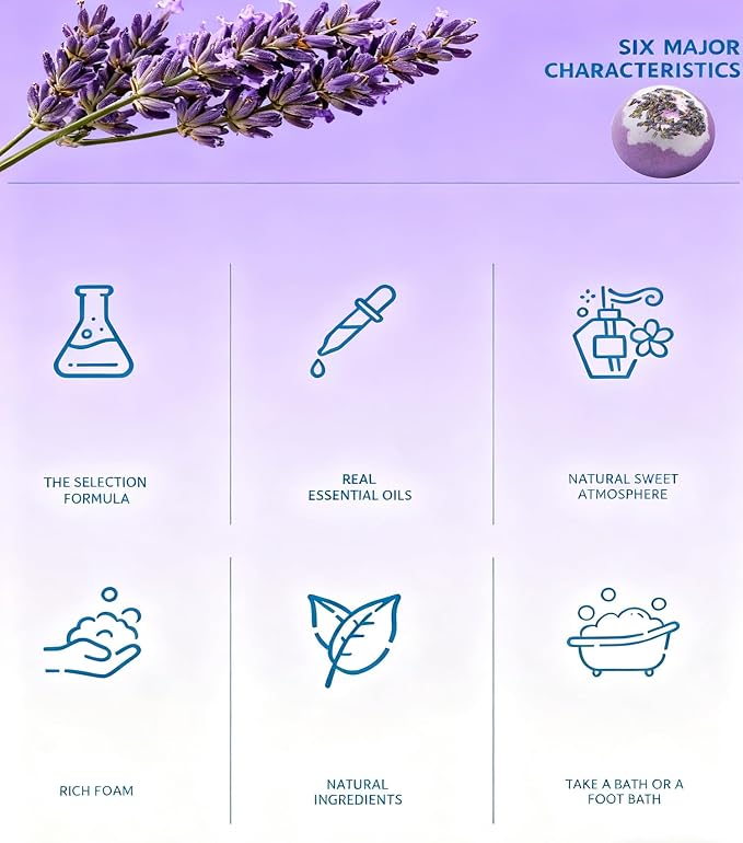 Natural Dried Flower Bath Bombs Gift Set - Image 6