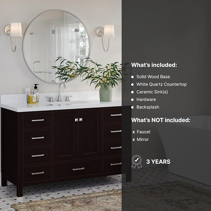 ARIEL Bathroom Vanity 55" Inch - Image 9