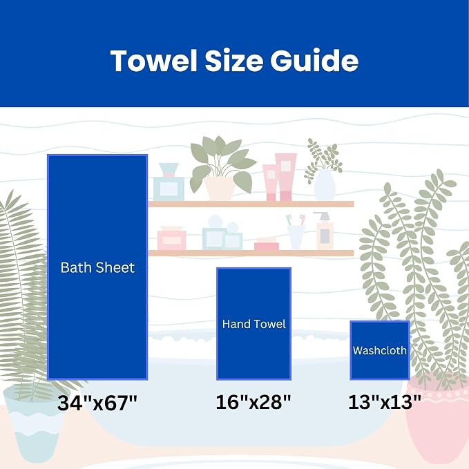 sea me at home Waffle Bath Sheet 100% Turkish Cotton - Image 5