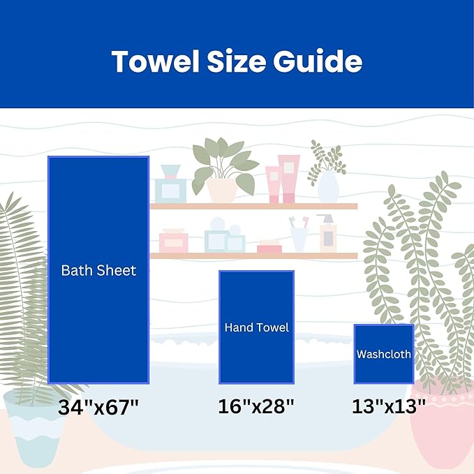 sea me at home Waffle Hand Towel – 100% Turkish Cotton, Soft and Absorbent - Image 5