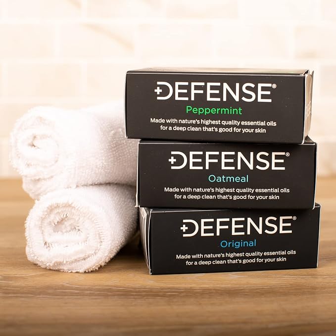 Defense Soap 5pk All Natural Peppermint Bar Soap - Image 5