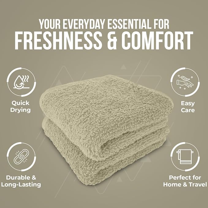 DAN RIVER 12 Pack Wash Cloths for Showering - Image 5