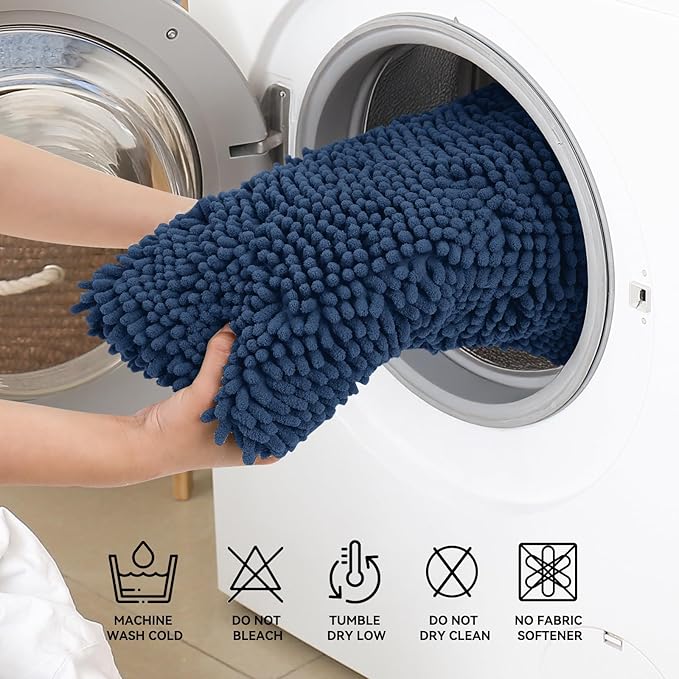 Bcoimo 44"×24" Absorbent Bath Mat, Non-Slip - Image 6