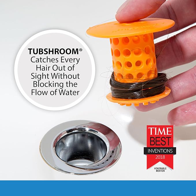 TubShroom Tub Drain Hair Catcher Strainer, Fits 1.5” – 1.75” Bathtub and Shower - Image 6