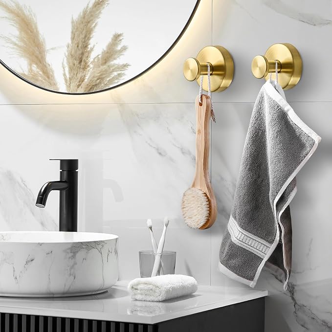 BKV Suction Cup Hooks for Glass Window, Removable Shower Hooks for Inside Shower - Image 5