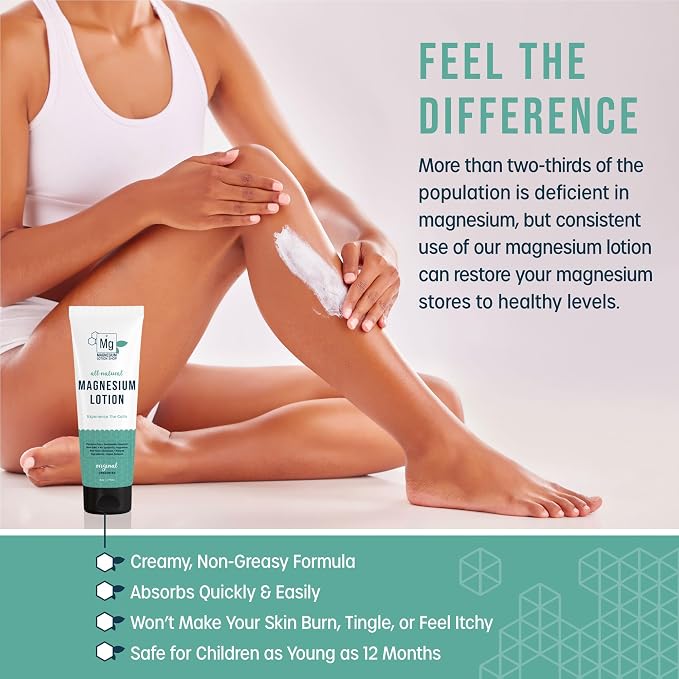 Unscented Magnesium Lotion for Sleep | 250mg per Teaspoon | We use Natural Shea - Image 5