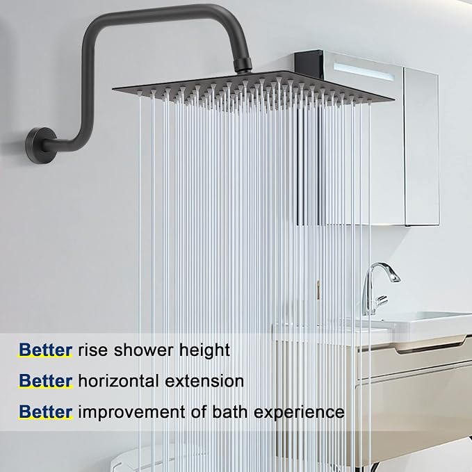 NearMoon S Shape Shower Extension Arm - Image 5