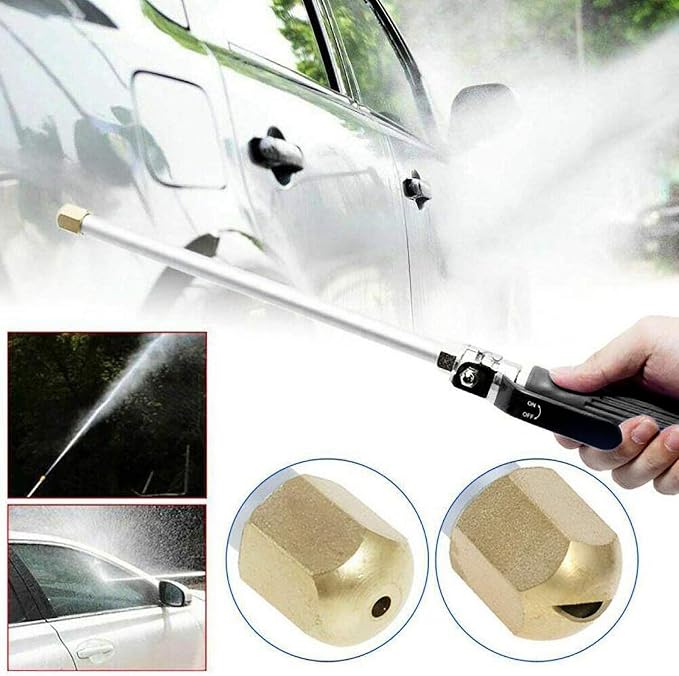 High Pressure Power Washer wand, Hydro Jet Water Hose Nozzle, Watering Sprayer - Image 2