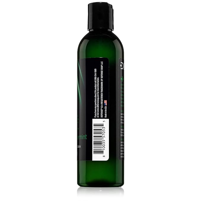 Defense Soap Peppermint Tea Tree Body Wash | All Natural Organic Shower Soap - Image 9