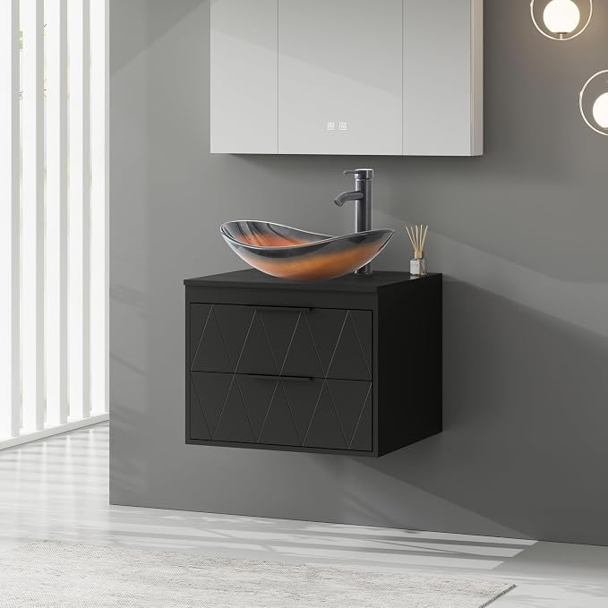 eclife 24" Floating Bathroom Vanities by eclife