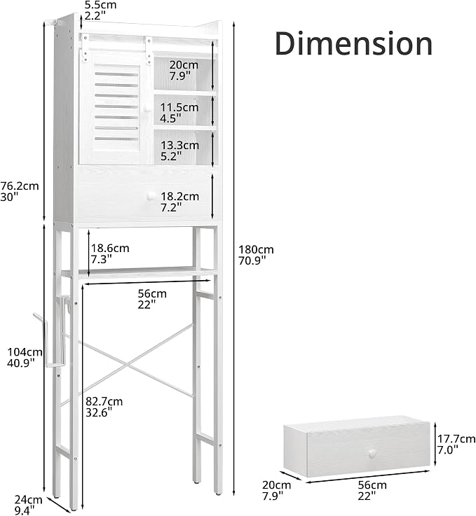IRONCK Over The Toilet Storage Rack - Image 2
