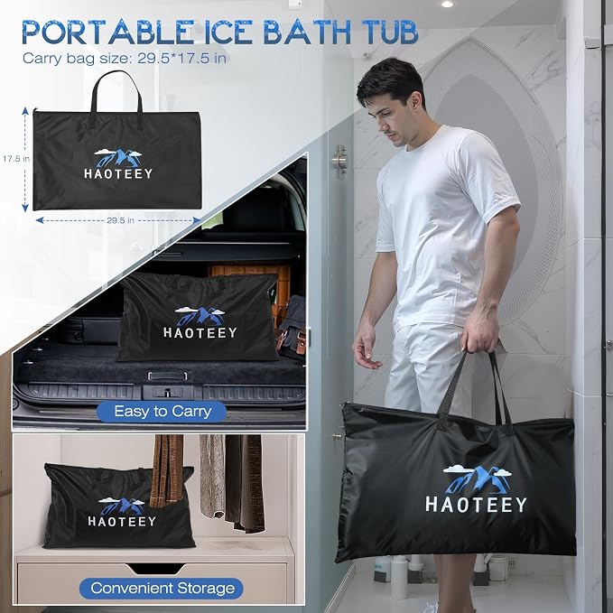 129 Gal Large Oval Ice Bath Tub - Image 6