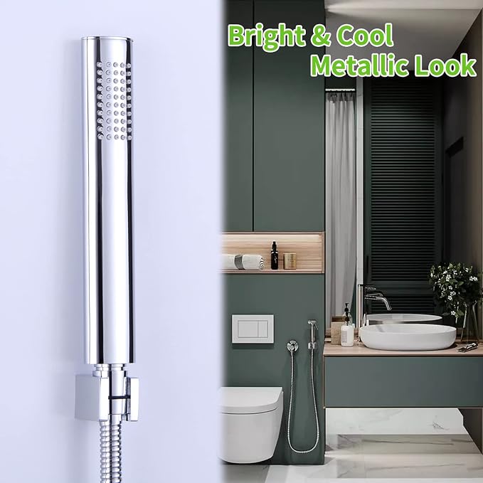 Angle Simple Shower Head Holder Wall Mount, Brass Shower Wand Handle Holder - Image 3
