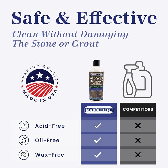 Marblelife Soap Scum Remover, Heavy Duty Cleaner - Image 5