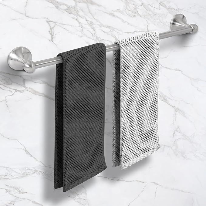 Brushed Nickel 5 Piece Bathroom Hardware Set Towel Rack Set Adjustable - Image 6