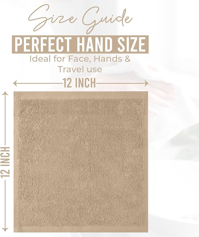 DAN RIVER 24 Pack Wash Cloths for Showering - Image 2
