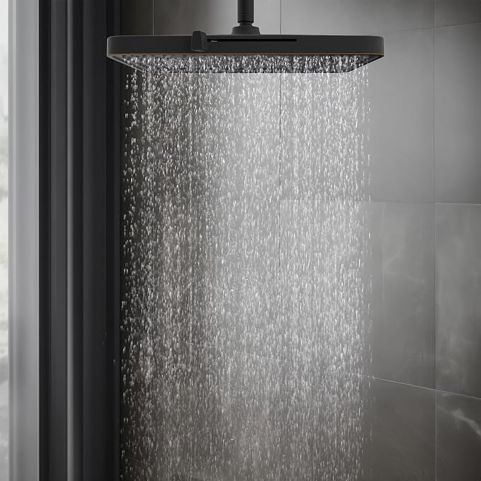 Hibbent 5 Spray Modes Shower Head, Large Rainfall Showerhead, High Flow - Image 7