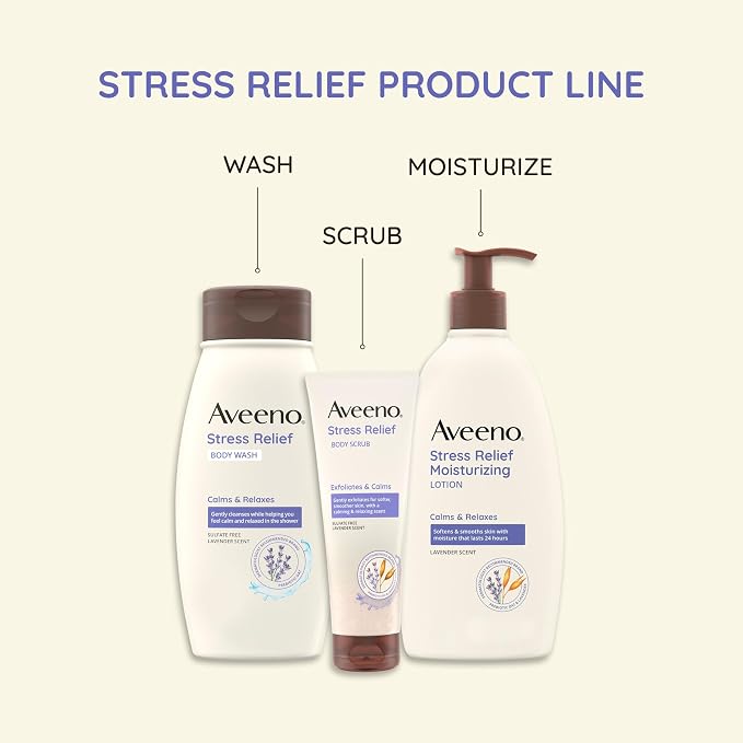Aveeno Stress Relief Moisturizing Body Lotion - Image 6