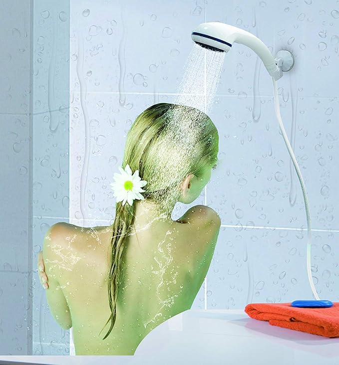 Iron Hammer Portable Shower Camping Shower Outdoor Shower Handheld Electric - Image 5