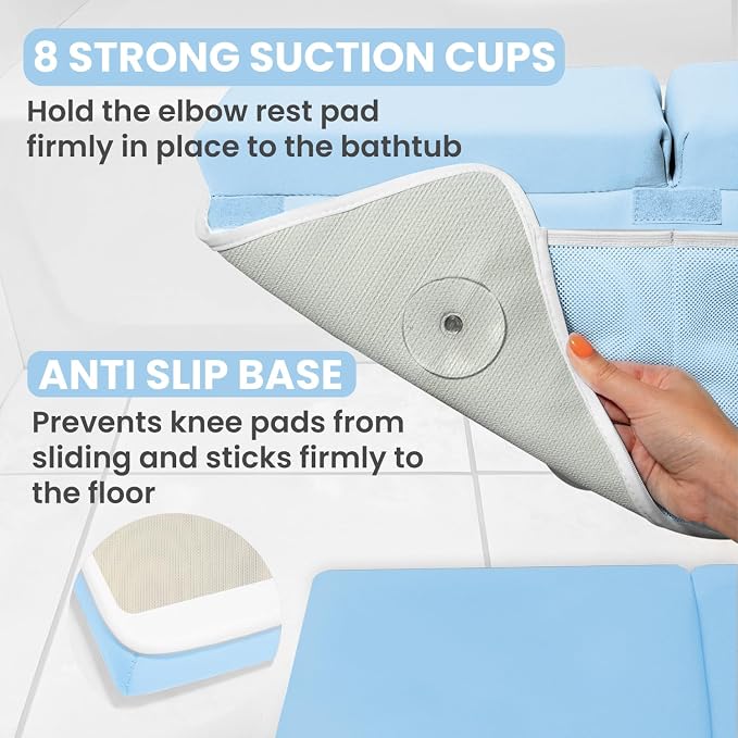 Bath Kneeler and Elbow Rest Pad Set, Premium Gift - Image 5