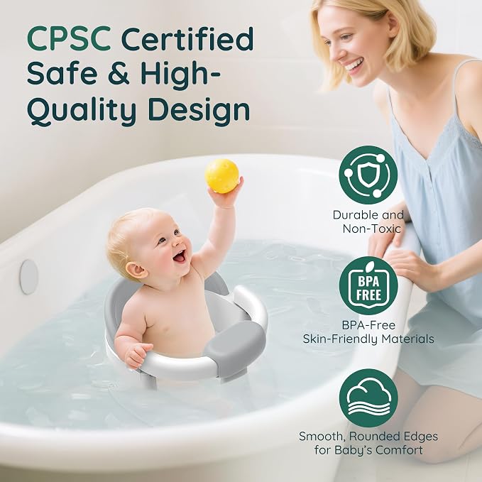 Baby Bath Seat Baby Bathtub - - Image 6