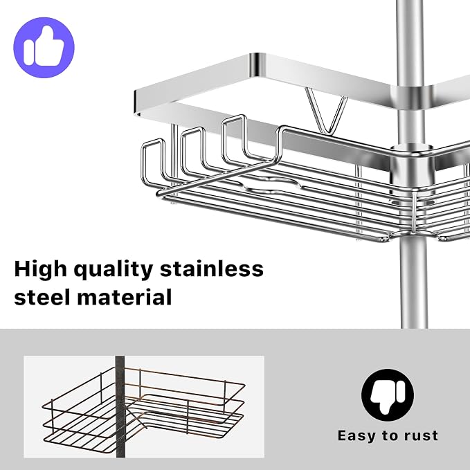 4-Tier Shower Caddy/Shower Organizer - Image 3