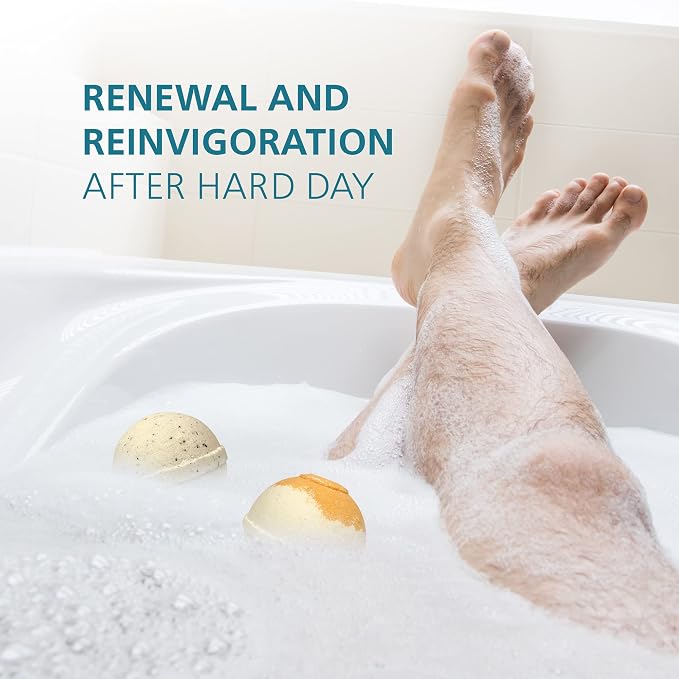 Organic Bath Bombs Gift Set for Men - Image 9