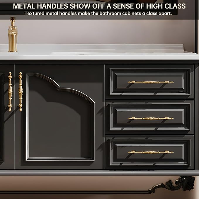88Inch Bathroom Vanity with Sink, Freestanding Bathroom Cabinet with LED Smart - Image 6