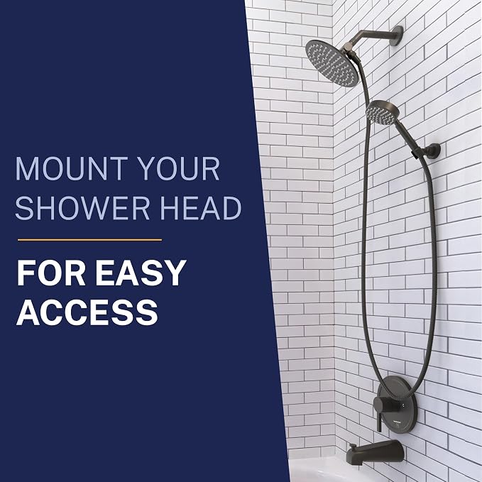 HammerHead Showers Solid Metal Handheld Showerhead Holder Wall Mount, - Image 2
