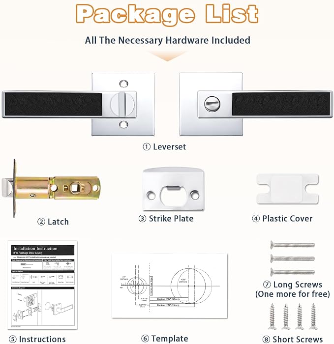 Probrico Square Heavy Duty Door Handle - Image 7