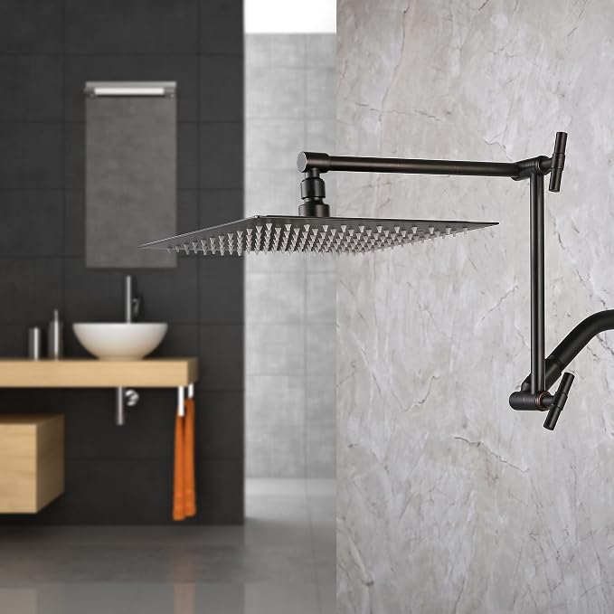 Oil Rubbed Bronze Shower Arm Extension - Image 2