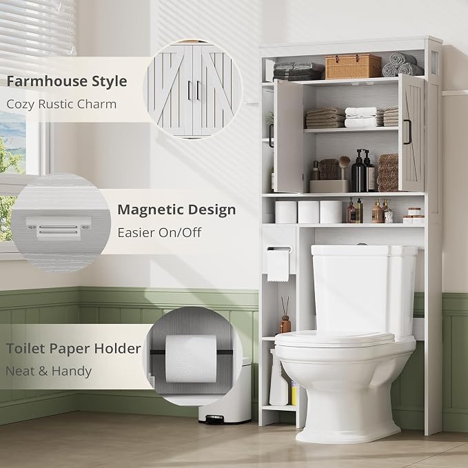 Over The Toilet Storage Cabinet - Image 5