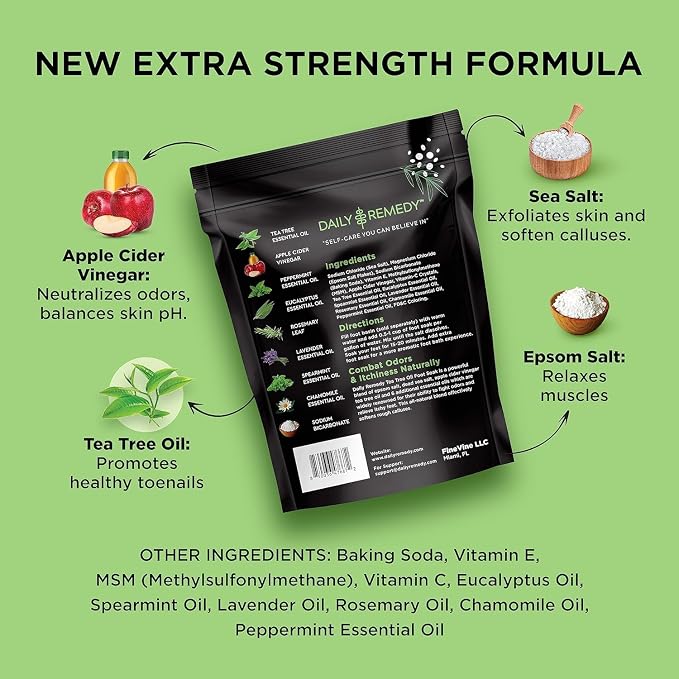 EXTRA STRENGTH Tea Tree Oil Foot Soak - Image 2