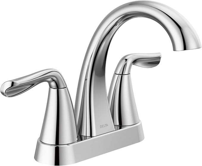 Delta Arvo Centerset Bathroom Faucet, Chrome 2-Handle Bathroom Faucet, Delta by DeltaFaucet