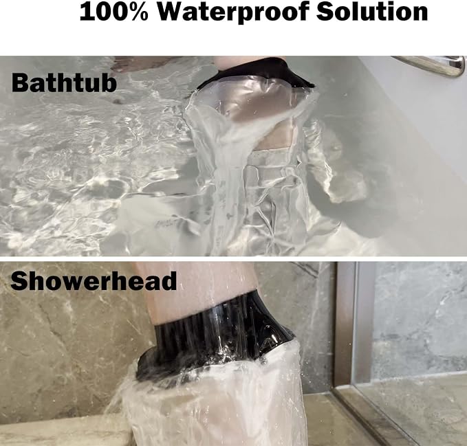 Cast Covers for Shower Leg, Waterproof Cast Cover for Showering, Cast Protector - Image 2