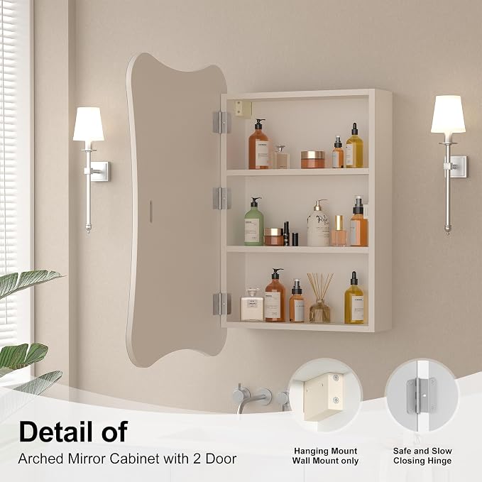 20x30 Beveled Edge Medicine Cabinet - Image 4